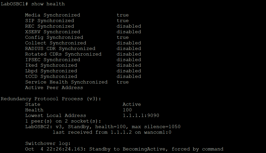 Oracle sbc general info useful commands where is my voice packet
